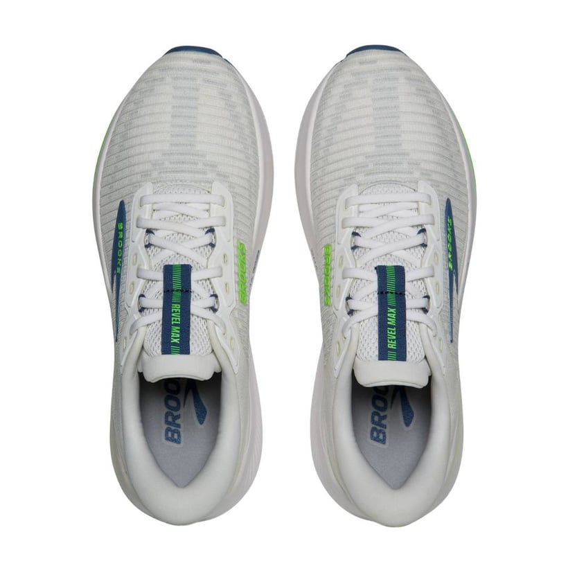 Brooks Revel Max White Green SS26 Shoes