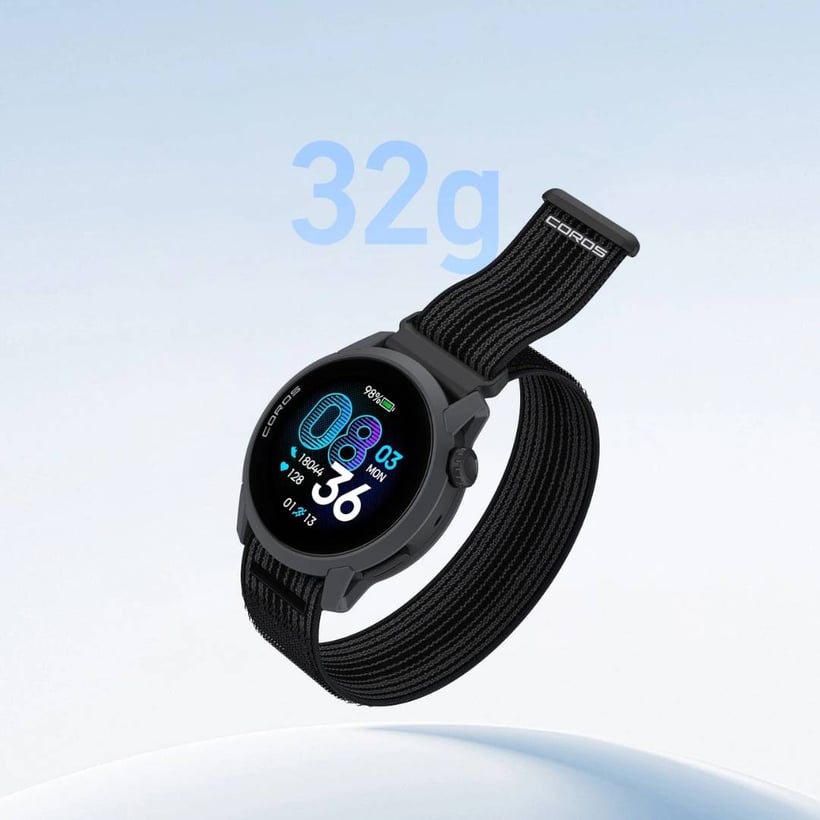 Montre Coros Pace 4 GPS Noir Nylon