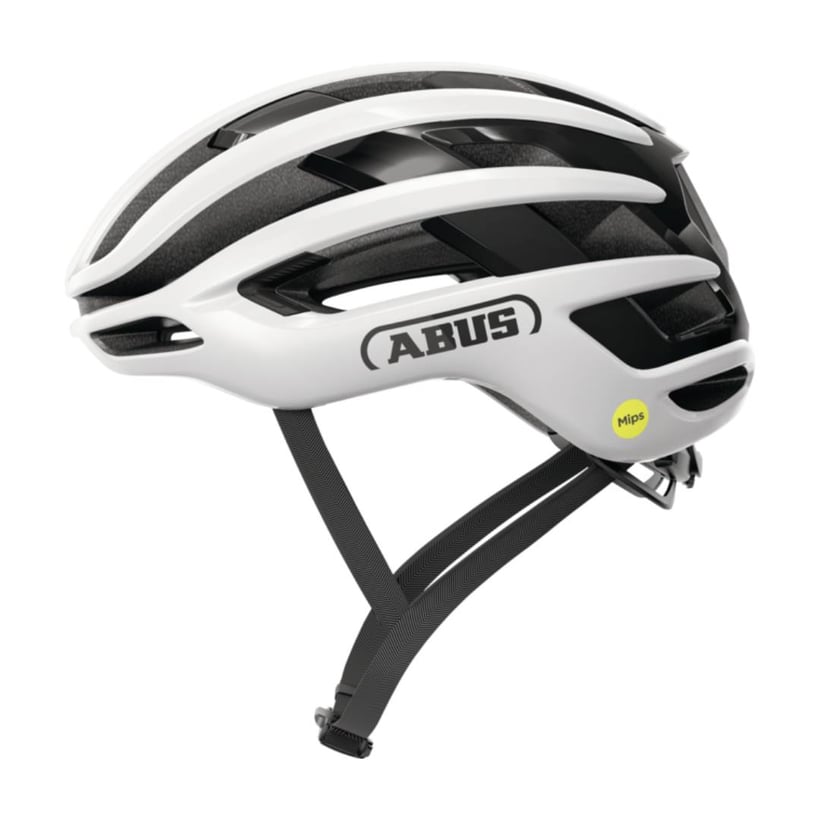 Abus AirBreaker 2.0 MIPS Helm Weiß Schwarz