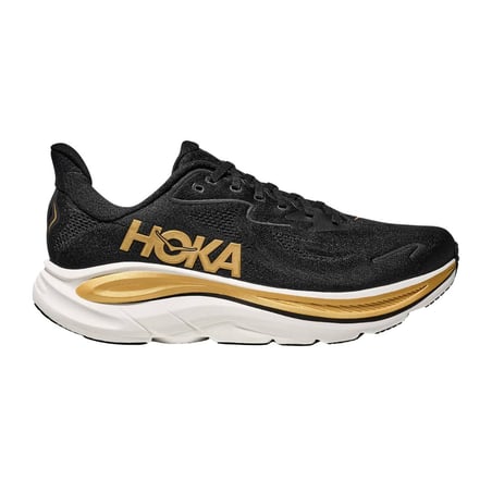 Hoka Clifton 10 Schoenen Zwart Goud SS26