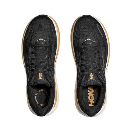 Chaussures Hoka Clifton 10 Noir Or SS26