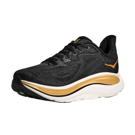 Hoka Clifton 10 Shoes Black Gold SS26