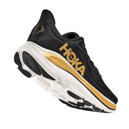 Hoka Clifton 10 Shoes Black Gold SS26