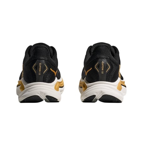 Hoka Clifton 10 Schuhe Schwarz Gold SS26