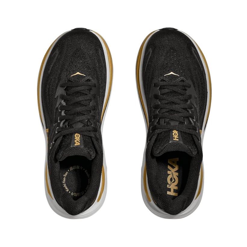 Chaussures Hoka Clifton 10 Noir Doré SS26 Femme