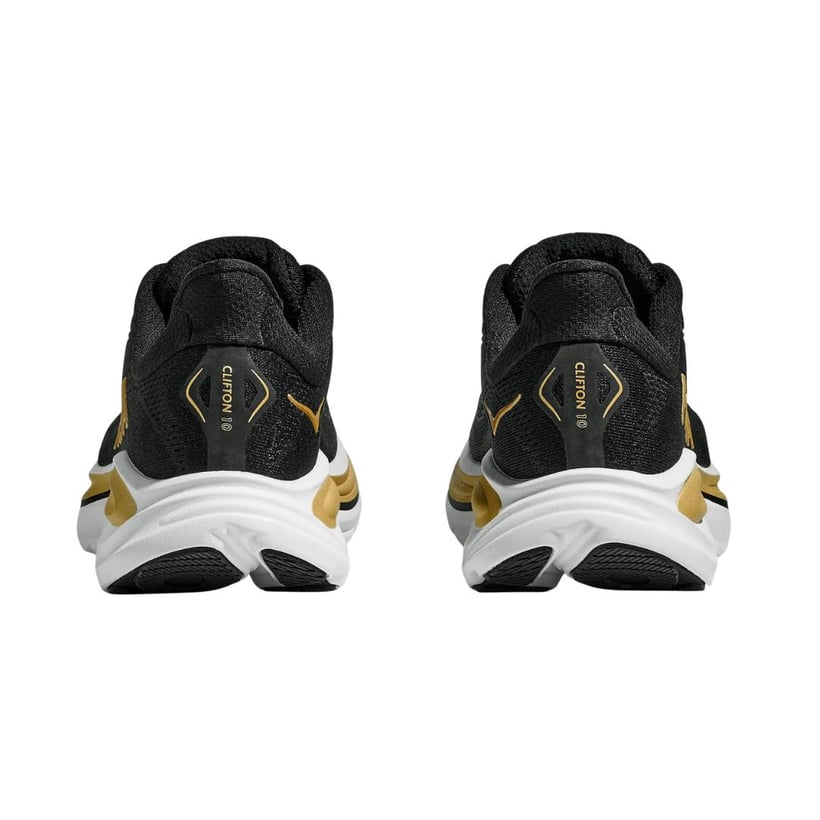 Chaussures Hoka Clifton 10 Noir Doré SS26 Femme