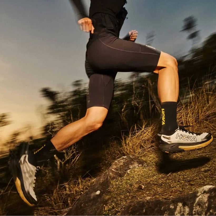 Scarpe Hoka Mafate 5 Bianco Oro SS26