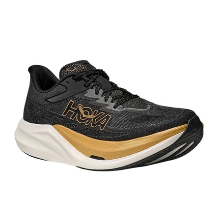 Tênis Hoka Rocket X 3 Preto Dourado SS26 Unissex
