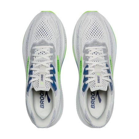 Brooks Ghost 17 Schoenen Grijs Groen SS26