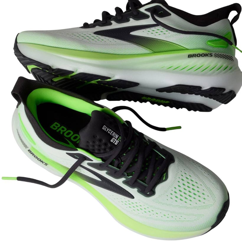 Zapatillas Brooks Glycerin GTS 23 Blanco Verde...