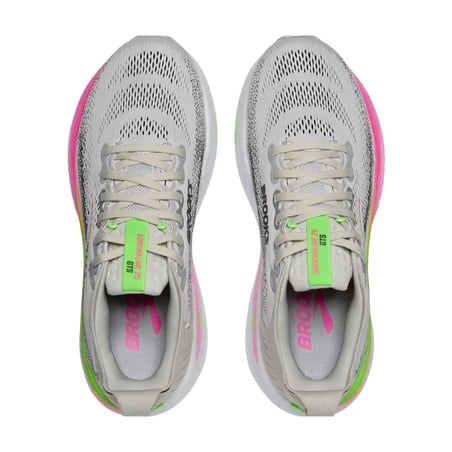 Chaussures Brooks Adrenaline GTS 25 Gris Rose SS26 Femme