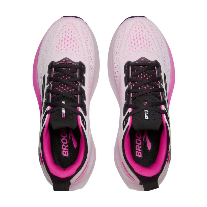 Chaussures Brooks Glycerin 23 Blanc Rose SS26...