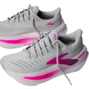Tênis Brooks Glycerin Max 2 Cinza Rosa SS26 Mulher