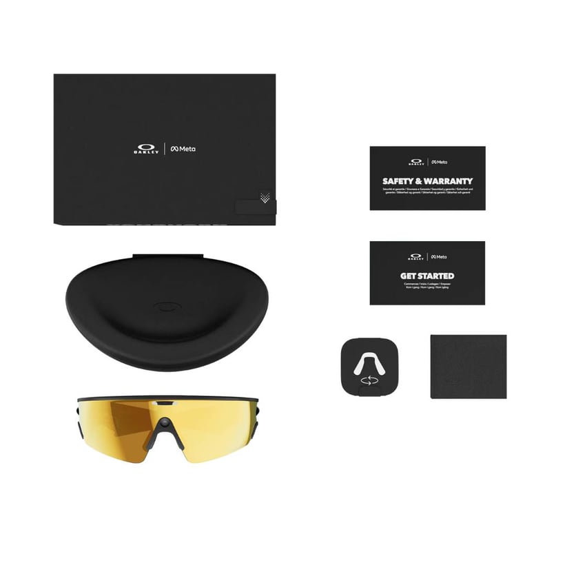 Occhiali Oakley Meta Vanguard Nero Giallo