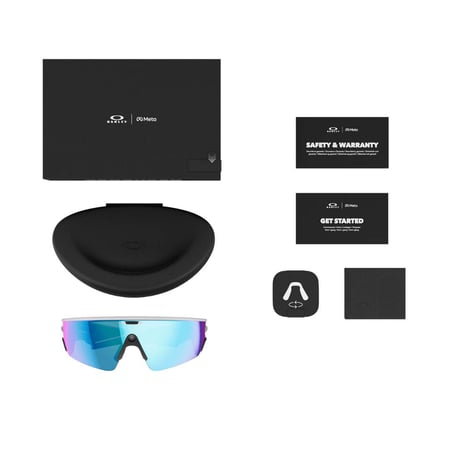 Oakley Meta Vanguard Glasses White Blue