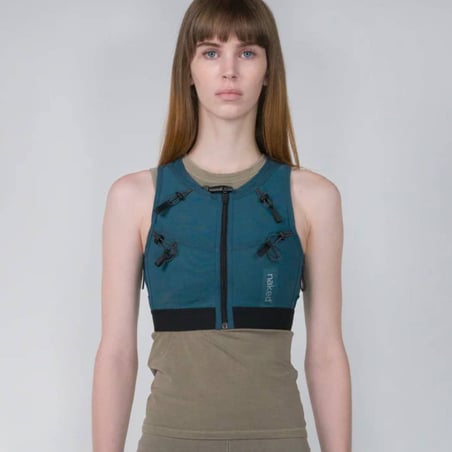 Gilet Naked High Capacity V2 Bleu Noir Femme