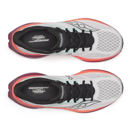 Tênis Saucony Endorphin Speed 5 Branco Laranja SS26