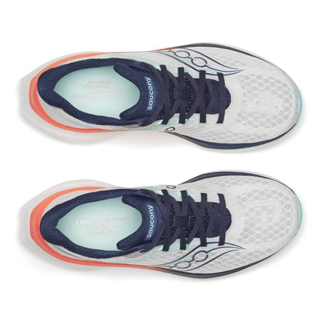 Chaussures Saucony Endorphin Speed 5 Blanc Bleu SS26 Femme