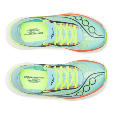 Chaussures Saucony Endorphin Elite 2 Bleu Jaune SS26 Unisexe