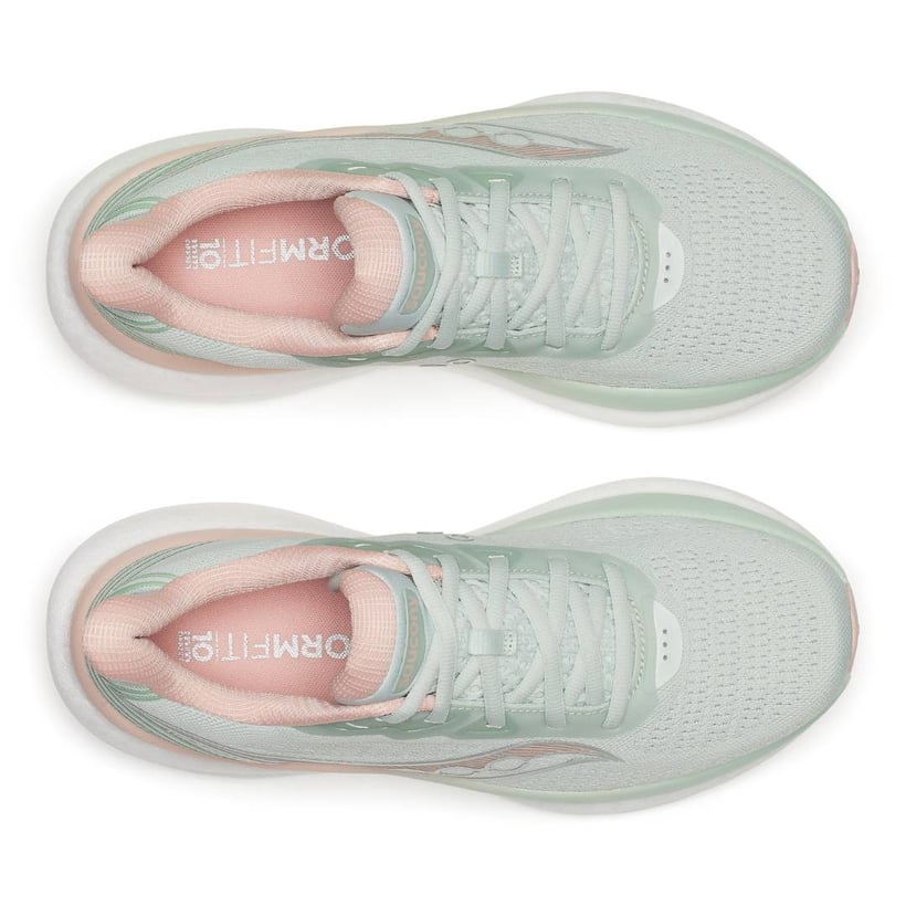 Zapatillas Saucony Triumph 23 Gris Rosa SS26 Mujer