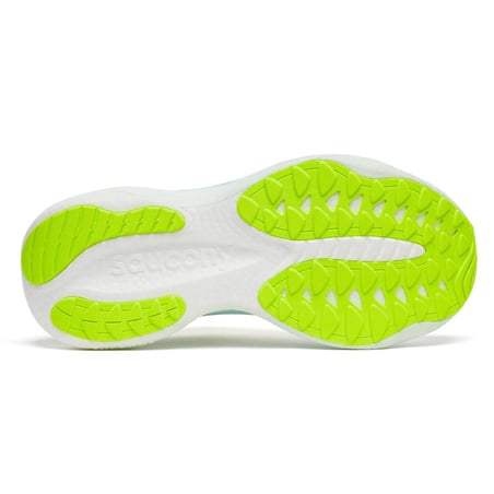 Scarpe Saucony Ride 19 Bianco Giallo SS26 Donna