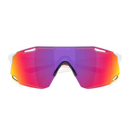 Oakley Cybr Dyno Glasses White Red