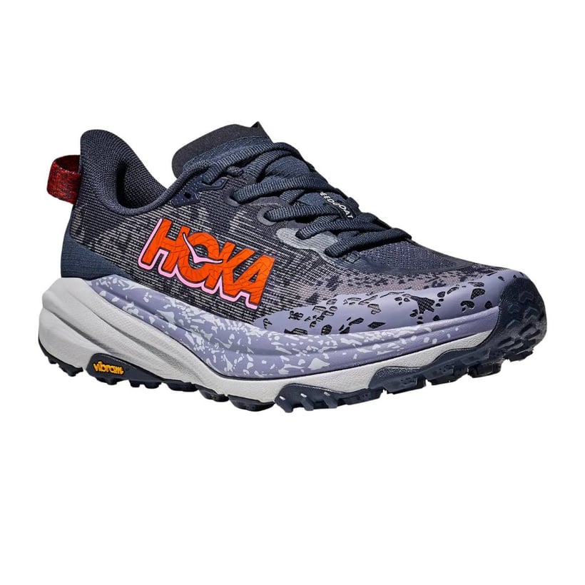 Hoka Speedgoat 6 Schoenen Paars Oranje SS25 Dames