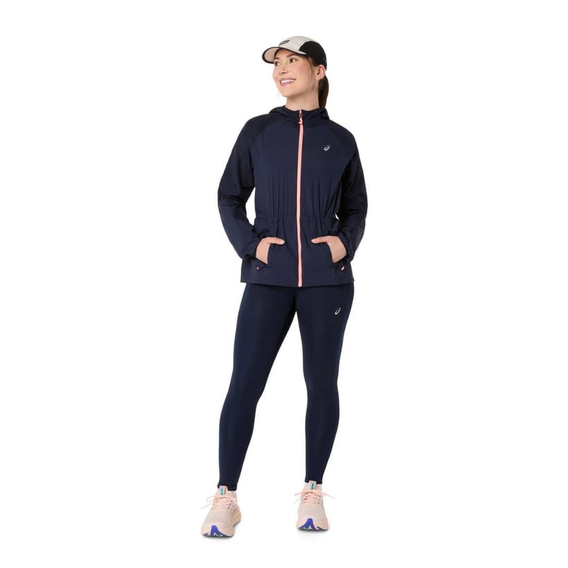Veste Asics Road Packable Bleue Femme