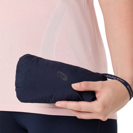 Damska kurtka Asics Road Packable, niebieska