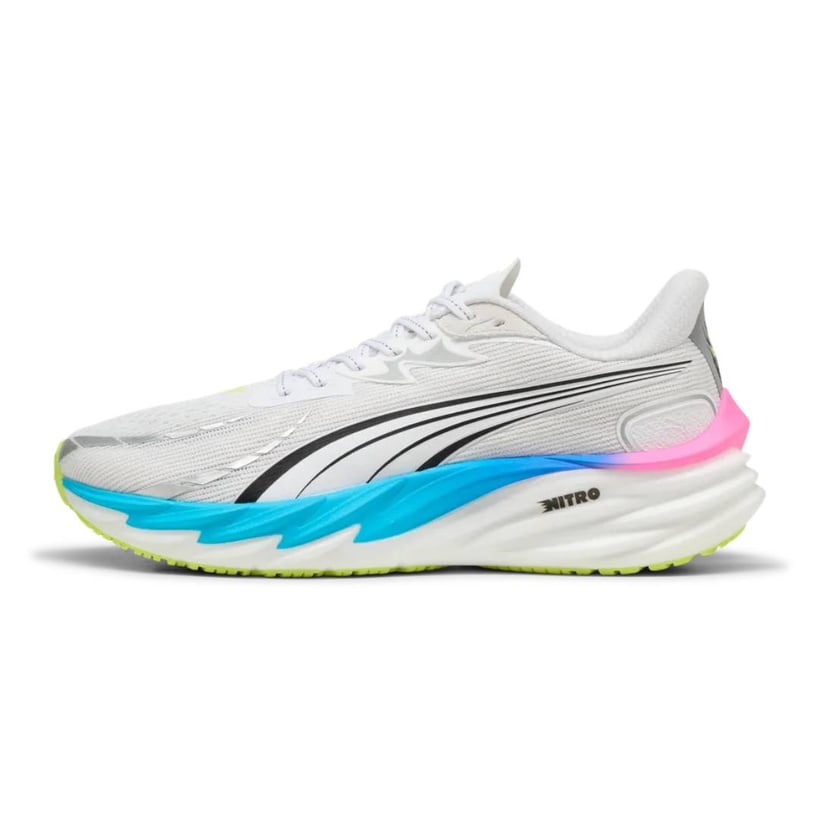 Puma Velocity NITRO 4 White Blue Shoes SS26