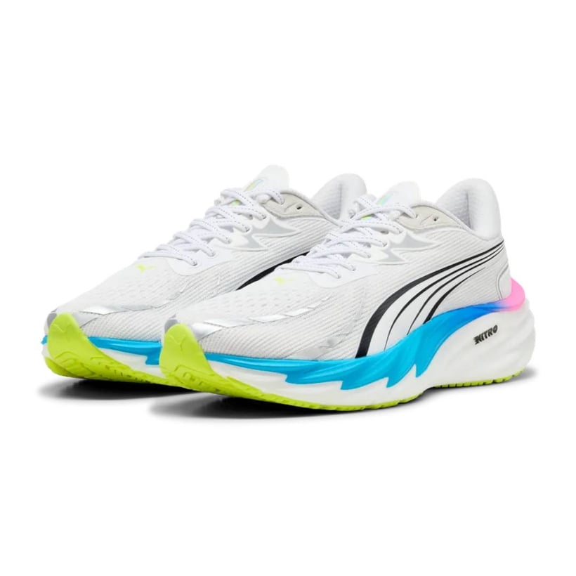 Tênis Puma Velocity NITRO 4 Branco Azul SS26