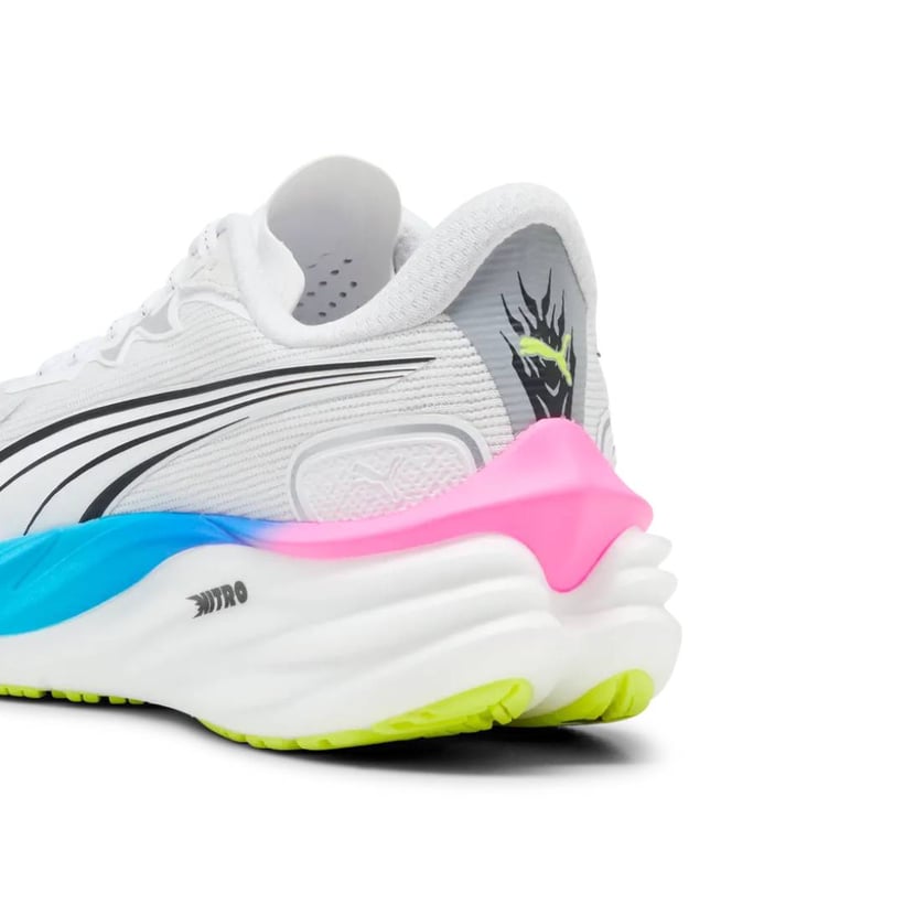 Zapatillas Puma Velocity NITRO 4 Blanco Azul SS26