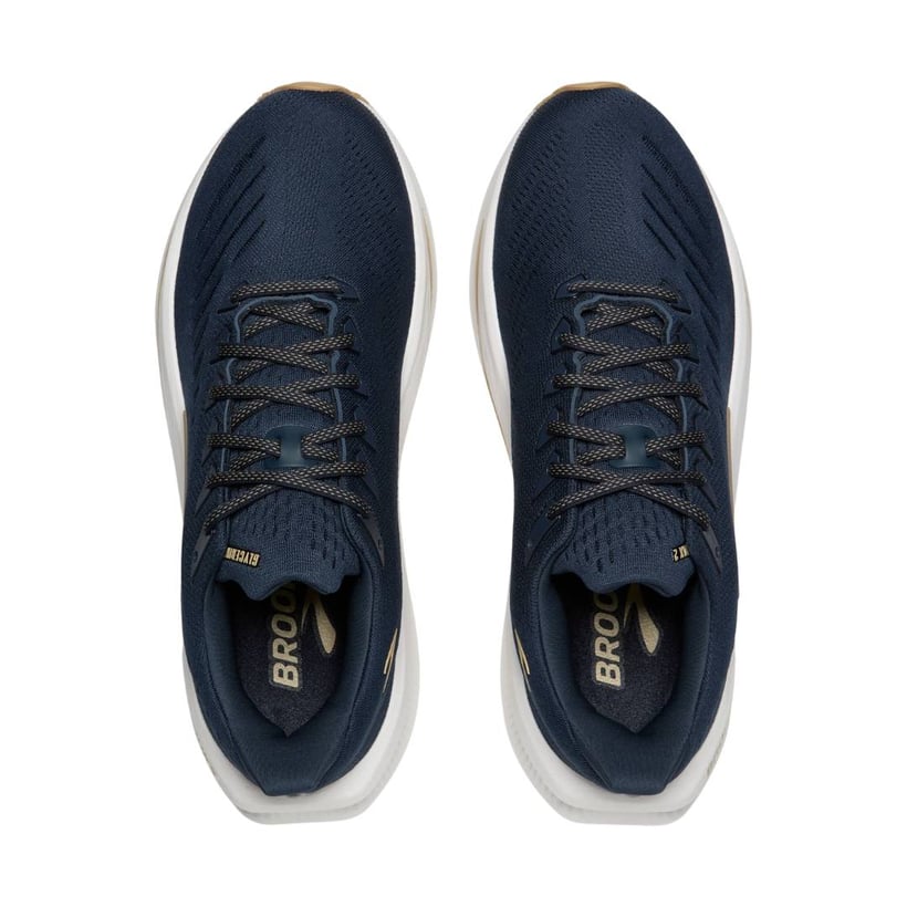 Tênis Brooks Glycerin Max 2 Azul Dourado SS26