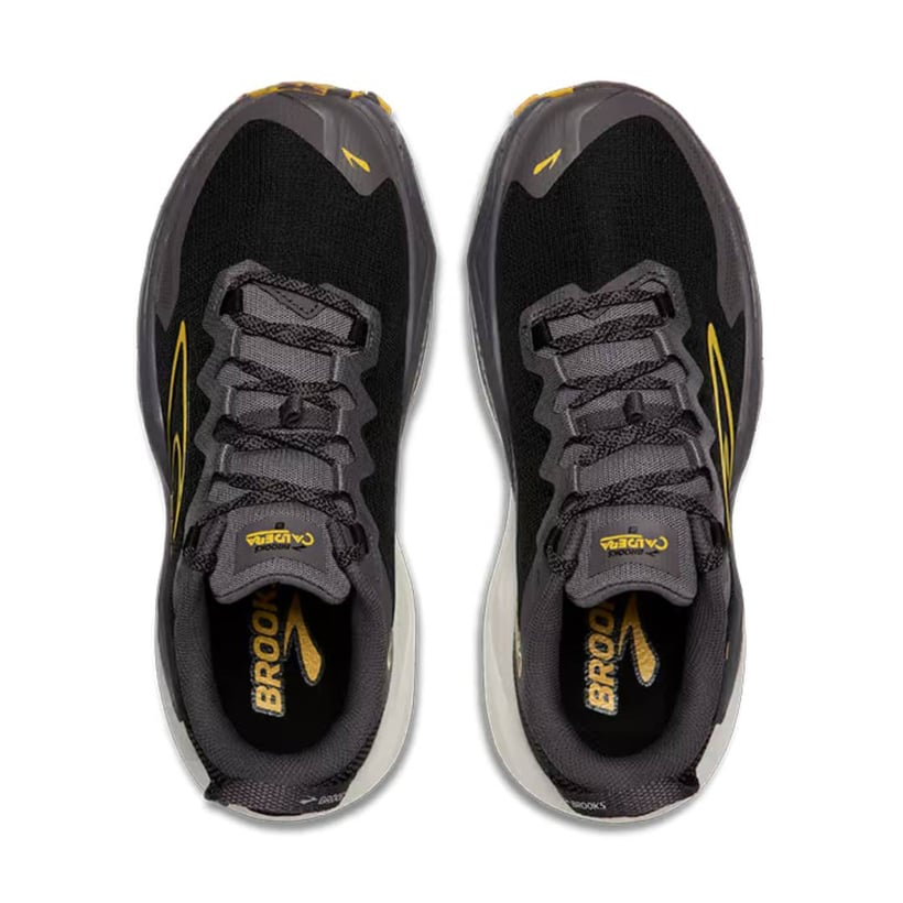 Tênis Brooks Caldera 8 Preto Amarelo SS26