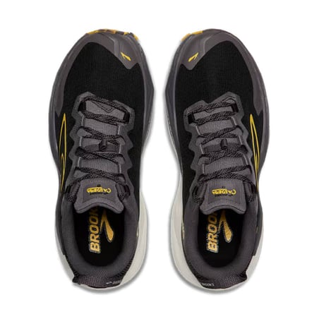 Brooks Caldera 8 Shoes Black Yellow SS26