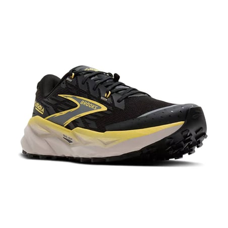 Brooks Cascadia 19 Schoenen Zwart Geel SS26