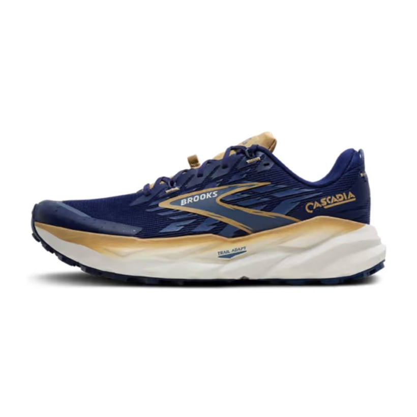 Brooks Cascadia 19 Schuhe Blau-Gold SS26