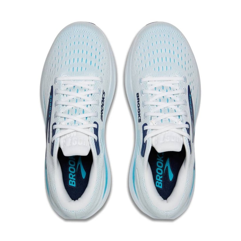 Brooks Ghost Max 3 Schuhe Weiß Blau SS26