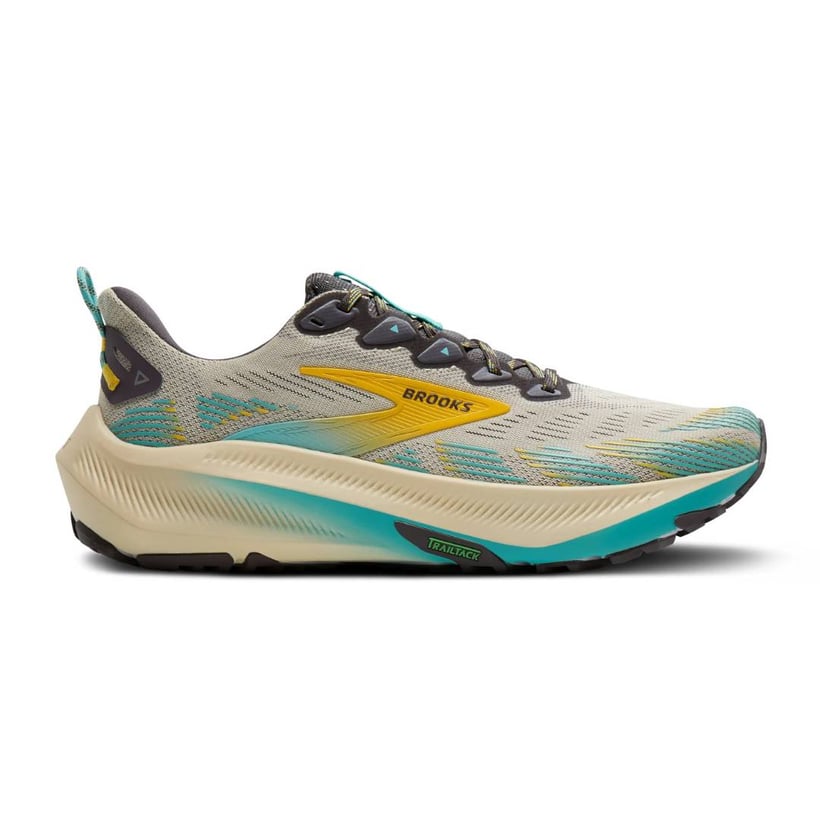 Tênis Brooks Ghost Trail Cinza Amarelo SS26
