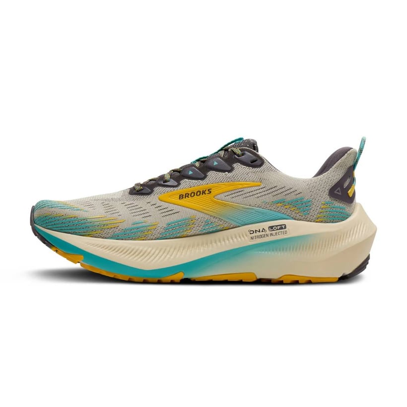 Brooks Ghost Trail Schuhe Grau Gelb SS26