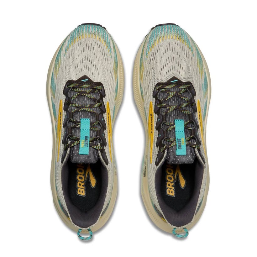 Brooks Ghost Trail Schuhe Grau Gelb SS26