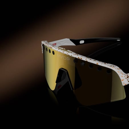 Óculos Oakley Sutro Lite Sweep Mathieu Van Der Poel Signature Series Branco Amarelo